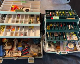 Tackle Boxes, and Lots of Fishing Tackle