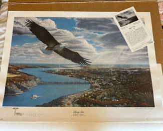 Artist Signed Flying Free Print