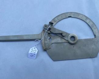 Protractor Union Instr. Corp. Plainfield N.J. Made in U.S.A. 8 U.S.