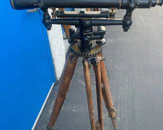 002 A. Lietz Co Surveyors Transit With Tripod