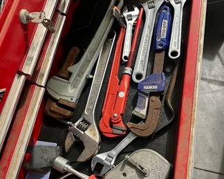 Thee drawers full of hand tools