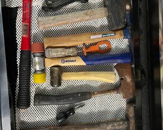 Two drawer full of hand tools