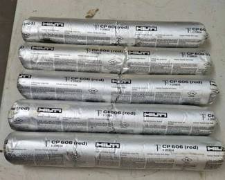 Hilti CP 606 Firestop Acrylic Sealant Red 19.6 oz Sausage  5 Pack