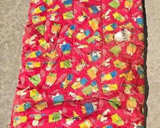 1970s PEANUTS Kids Sleeping Bag 