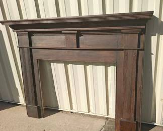 Large pine matle from a historic large plantation home in Halifax County, NC. 