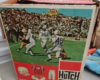 VINTAGE 1960s HUTCH CHILDS FOOTBALL UNIFORM w HELMET