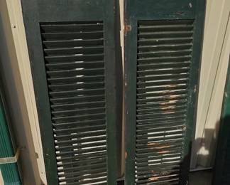 Antique Dark Green shutter taken from Spotsylvania farmhouse