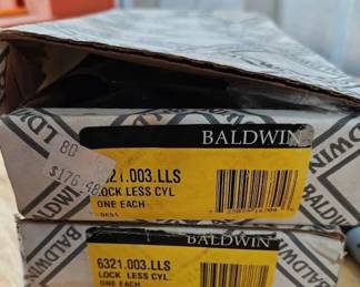 Two New Baldwin hardware locks 6001 Mortise Lock Knob x Knob still in the box