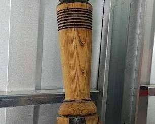 Architectural salvage Antique Decorative Drop Finial Corner from Old Staircase