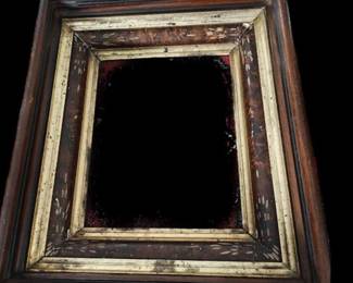 ornate, wooden picture frame