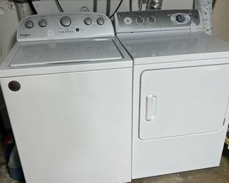 Whirlpool washer and dryer