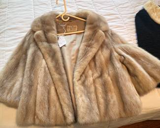 Mink car coat