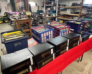 crates and volumes of periodicals