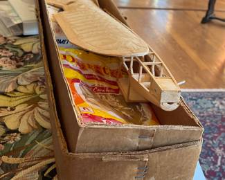Large Balsa wood model in original box