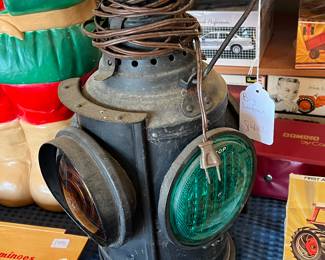 Electrified RR switch lamp