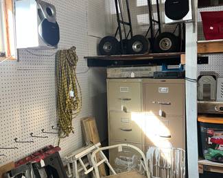 dollys, file cabinets