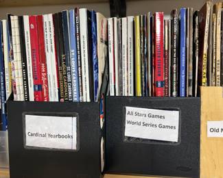 World Series, All Star Games and Cardinal Yearbooks