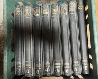 8 volume set on WWII