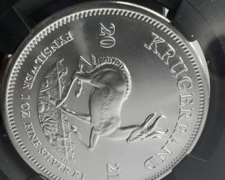 2021 1oz South African kruggerand   .9995 fine silver