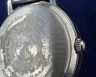 Joe boxer smiley face in the clouds rare vintage watch from 1990s. stainless steel band version 
