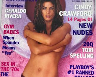 CINDY CRAWFORD PLAYBOY MAGAZINE FROM OCTOBER 1998
