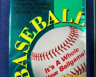 eight packs of 1994 fleer unopened baseball cards