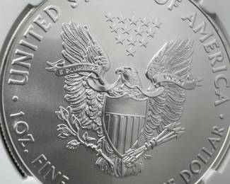 2024 1oz American silver  eagle .999 fine. early release graded 