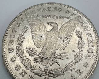 1878 CARSON CITY MORGAN SILVER DOLLAR CLOSE TO AU CONDITION