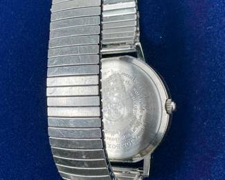 Joe boxer smiley face in the clouds rare vintage watch from 1990s. stainless steel band version 
