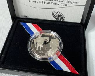 US Marshall service 225th anniversary clad half dollar Kennedy 2019 rocketship edition, graded coin and other Key dates
