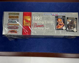 WOW!!     SEALED 750 CARD PREMIER FACTORY SET OF DUNGEONS AND DRAGONS TRADING CARDS FROM 1991. 