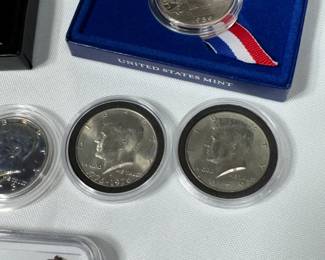 US Marshall service 225th anniversary clad half dollar Kennedy 2019 rocketship edition, graded coin and other Key dates
