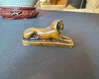 Authentic Ancient Egyptian Bronze Sphinx