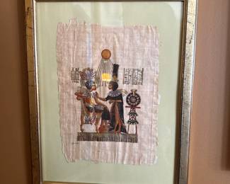 Ancient Egyptian Papyrus - framed 
