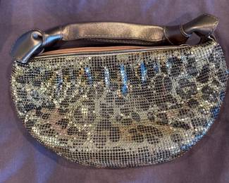 Felix Rey Black - Gold Sequin Clutch Bag 