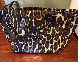 Kate Spade Leopard Tote 