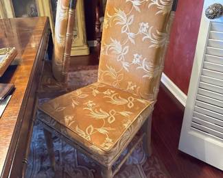upholstered dining room table 