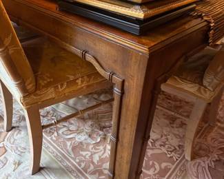 Faux Bamboo Dining room Table - Drexel Heritage 