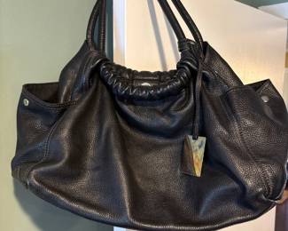 Furla Black Leather Handbag 