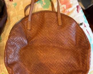 Anthropologie Women's Woven Circle Tote 