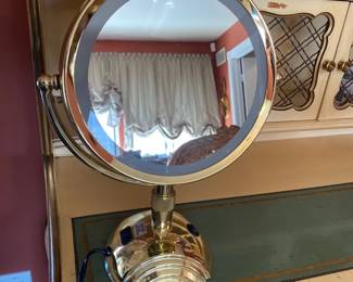 Gold LED Makeup Mirror 