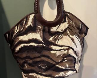 Diane von Furstenberg printed zebra bag 
