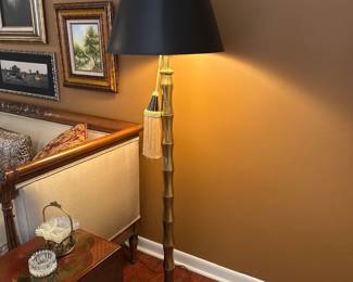 Metal Bamboo Floor Lamp 