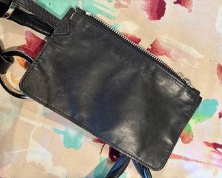 Givenchy Black Leather Pochette 