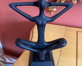 Vintage Nude Woman Modern Art Sculpture 