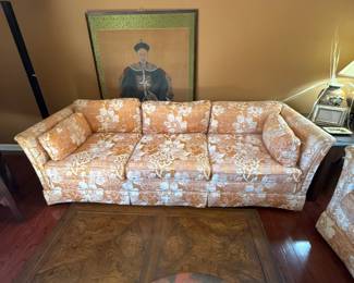 Floral Patterned Sofa 