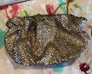 Anthropologie Rose Gold Jory Clutch 