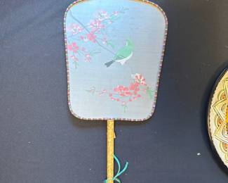 Chinese Hand Painted Silk Fan