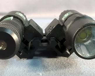 Green Laser/Flashlight Combo, Under Rail Mount