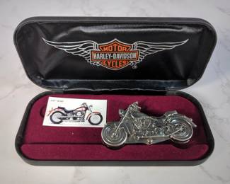 Harley-Davidson Motor Cycles FLSTF Fat Boy Folding Knife, 2.25" Blade